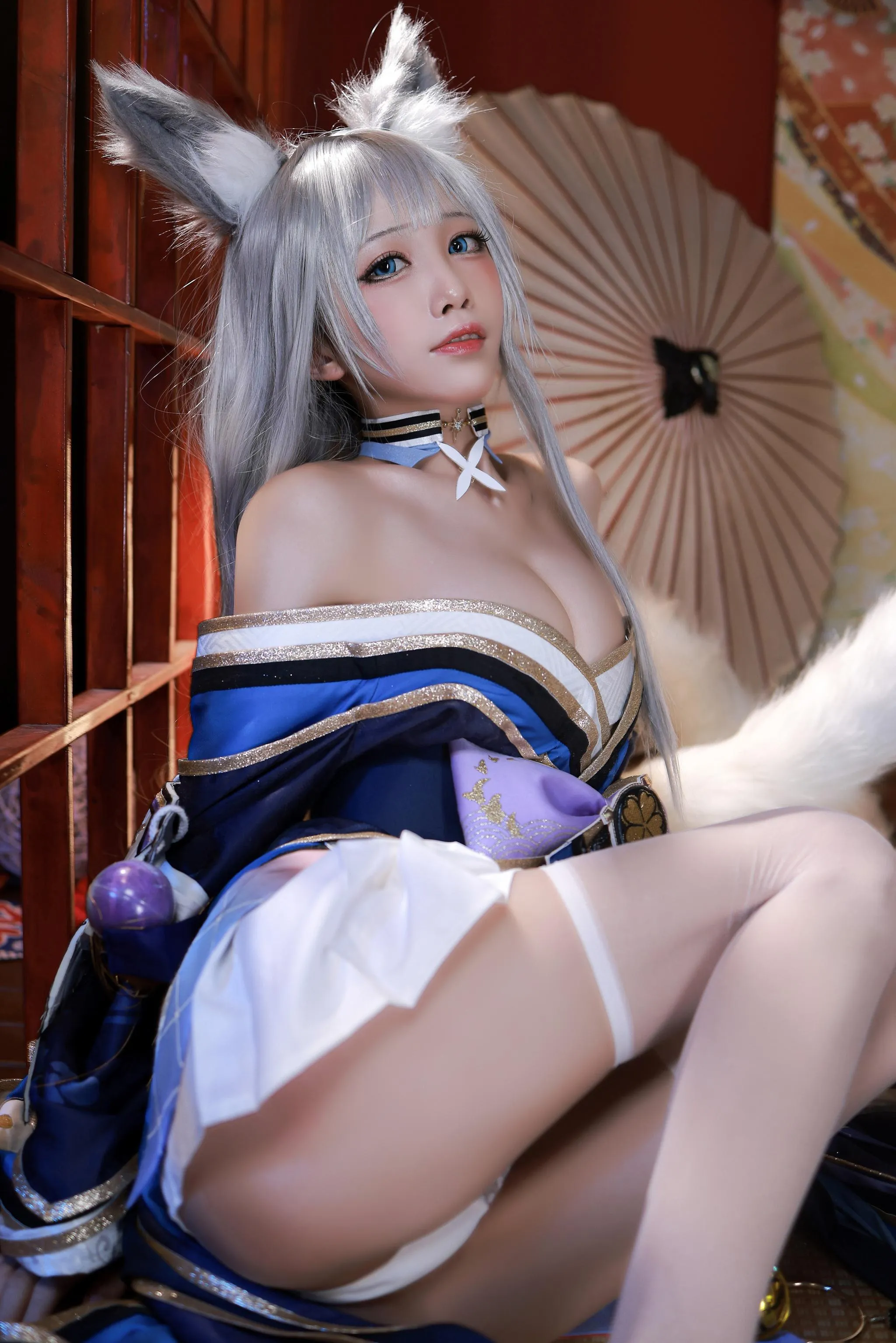 水淼aqua – NO.161 碧蓝航线 信浓 [85P]插图7